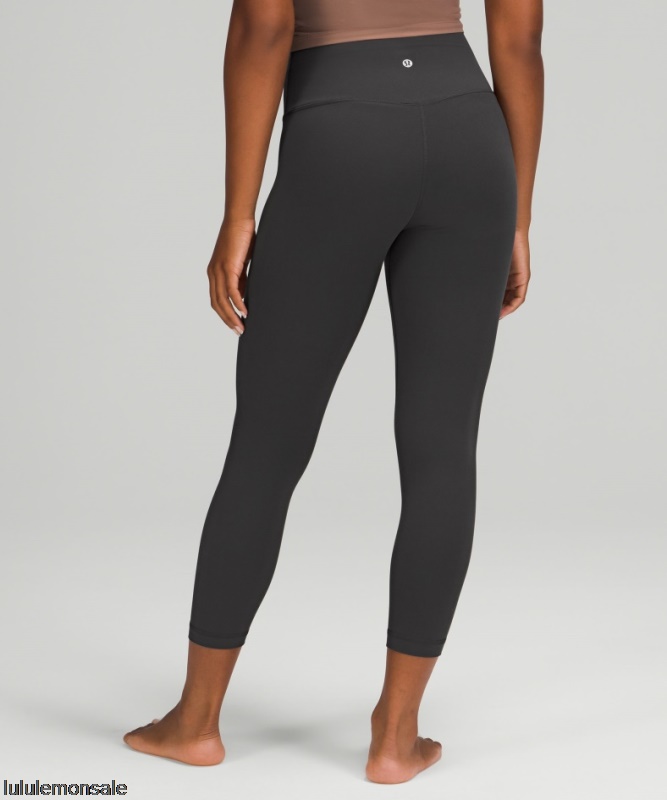 Lululemon Damen DELULU215 | Graphitgrau Align High-rise Crop 23